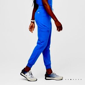 Royal Blue Figs Scrub Bottoms